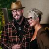 Chris Sullivan et Rachel Sullivan à la première de la série HBO "Camping" au Studios Paramount à Los Angeles, le 10 octobre 2018.
