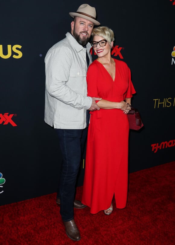 Rachel Sullivan et son mari Chris Sullivan à la première de la saison 3 de la série This Is Us à Hollywood, le 25 septembre 2018.