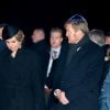 La reine Maxima et le roi Willem-Alexander des Pays-Bas lors de la cérémonie commémorative des 75 ans de la libération du camp d'Auschwitz-Birkenau à Brzezinka en Pologne le 27 janvier 2020.