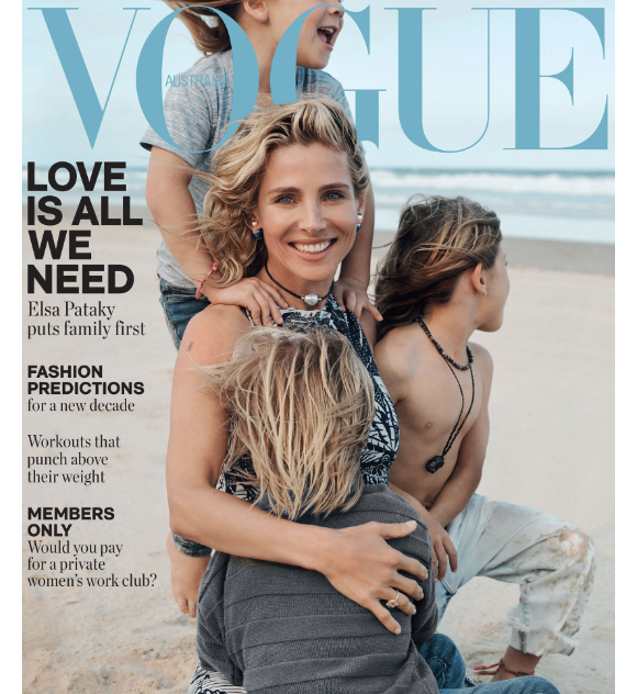Couverture de l'édition de février de Vogue Australie.