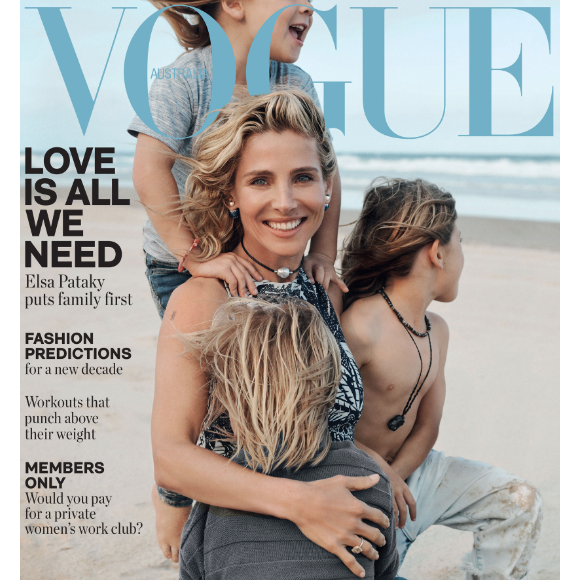 Couverture de l'édition de février de Vogue Australie.