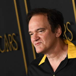 Quentin Tarantino lors du photocall de la 92ème édition du déjeuner des nominés aux Oscars au Ray Dolby Ballroom à Los Angeles, Californie, Etats-Unis, le 27 janvier 2020.