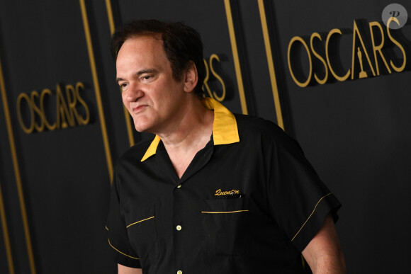 Quentin Tarantino lors du photocall de la 92ème édition du déjeuner des nominés aux Oscars au Ray Dolby Ballroom à Los Angeles, Californie, Etats-Unis, le 27 janvier 2020.