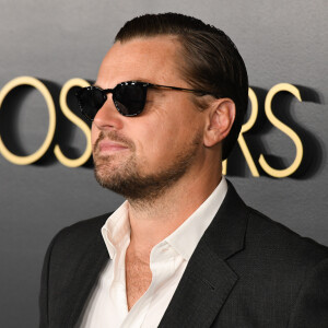Leonardo DiCaprio lors du photocall de la 92ème édition du déjeuner des nominés aux Oscars au Ray Dolby Ballroom à Los Angeles, Californie, Etats-Unis, le 27 janvier 2020.