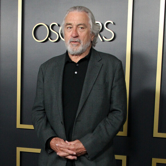 Robert De Niro lors du photocall de la 92ème édition du déjeuner des nominés aux Oscars au Ray Dolby Ballroom à Los Angeles, Californie, Etats-Unis, le 27 janvier 2020.