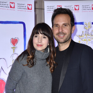 Christophe Michalak et sa femme Delphine McCarty au photocall du Gala du Coeur au profit de l'association Mécénat Chirurgie Cardiaque dans la salle Gaveau de Paris, France, le 28 janvier 2020. © Giancarlo Gorassini/Bestimage