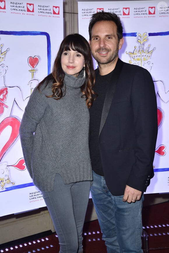 Christophe Michalak et sa femme Delphine McCarty au photocall du Gala du Coeur au profit de l'association Mécénat Chirurgie Cardiaque dans la salle Gaveau de Paris, France, le 28 janvier 2020. © Giancarlo Gorassini/Bestimage