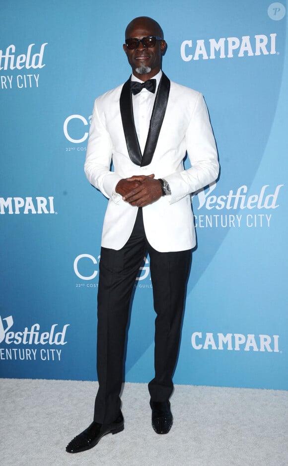 Djimon Hounsou assiste à la 22ème édition des Costume Designers Guild Awards (CDGA) au Beverly Hilton Hotel à Beverly Hills, Los Angeles, le 28 janvier 2020.