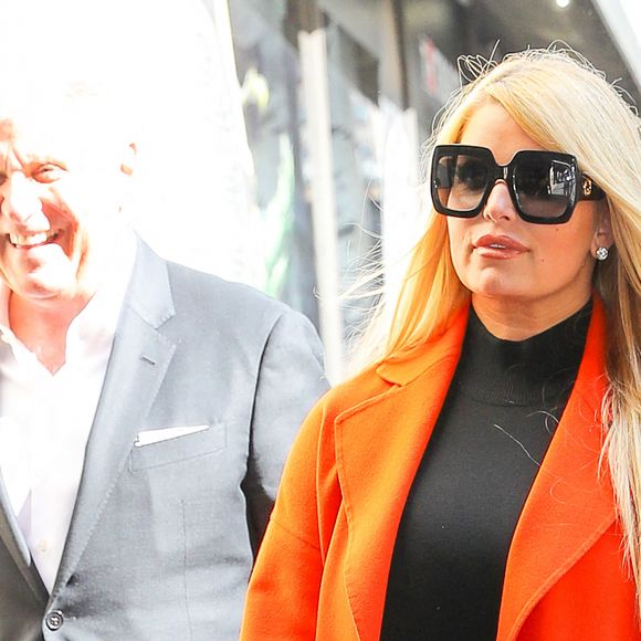 Jessica Simpson dans les rues de New York. Le 25 septembre 2019. @Felpie Ramales/Splash News/ABACAPRESS.COM