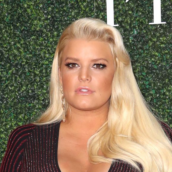 Jessica Simpson, enceinte, arrive au 25e gala "Annual FFANY Shoes On Sale". New York. Le 11 octobre 2018. @John Nacion/Startraks/ABACAPRESS.COM