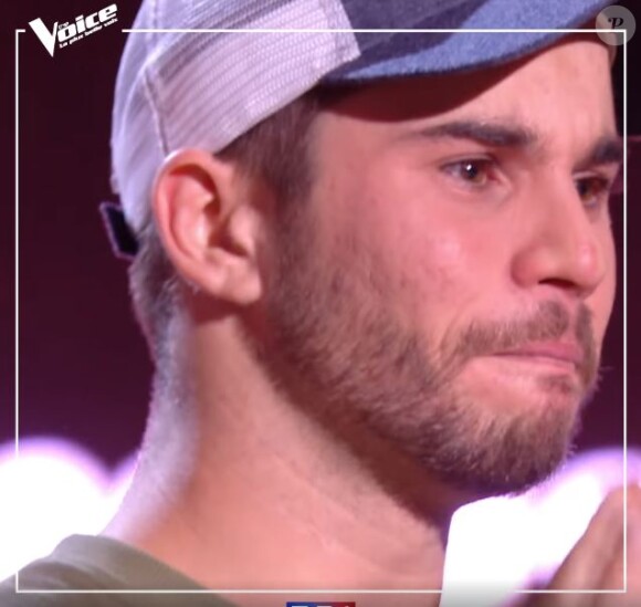 Anthony Trice, repéré au casting à l'aveugle "The Voice" le 25 janvier 2020 (TF1).