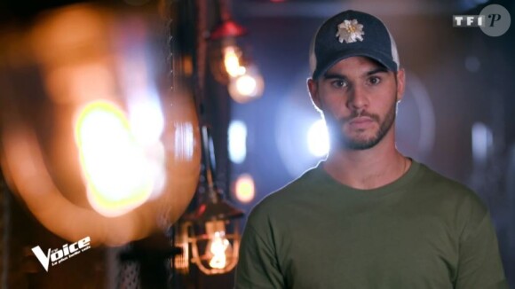 Anthony Trice au casting à l'aveugle "The Voice" sur TF1, le 25 janvier 2020.