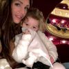 Julia Paredes avec sa fille Luna sur Instagram, le 27 janvier 2020
