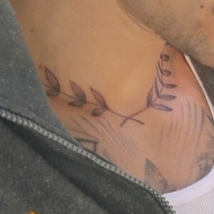 Exclusif - Justin Bieber a un nouveau tatouage, il arrive à sa salle de sport à Los Angeles, le 30 janvier 2020.