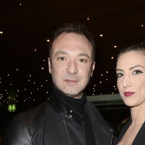 Exclusif - Alexandre Devoise et Tiffany Bonvoisin - Concert privé MFM Radio de Patrick Bruel présenté par Bernard Montiel sur un bateau-mouche à Paris le 10 mars 2016. © Coadic Guirec/Bestimage