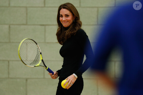 Kate Catherine Middleton, duchesse de Cambridge, en visite au centre Coach Core Essex à Basildon. Le 30 octobre 2018.