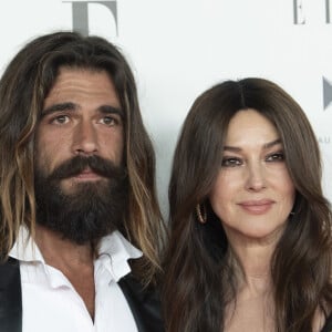 Monica Bellucci et Nicolas Lefebvre au photocall du gala de charité ELLE 2019 pour collecter des fonds pour la lutte contre le cancer à l'hôtel Intercontinental à Madrid, Espagne, le 30 mai 2019.