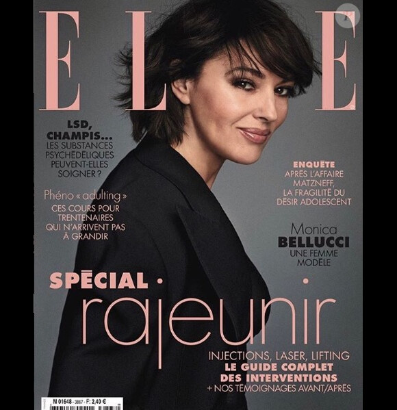 Retrouvez l'interview intégrale de Monica Bellucci dans le magazine "Elle", n°3867, du 31 janvier 2020.
