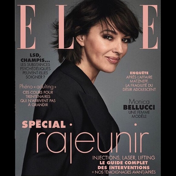 Retrouvez l'interview intégrale de Monica Bellucci dans le magazine "Elle", n°3867, du 31 janvier 2020.