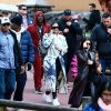 Corey Gamble, Kylie Jenner, Kourtney Kardashian, Travis Scott - Exclusif - Les Kardashian passent la journée à Disney Magic Kingdom à Orlando en Floride, le 23 janvier 2020