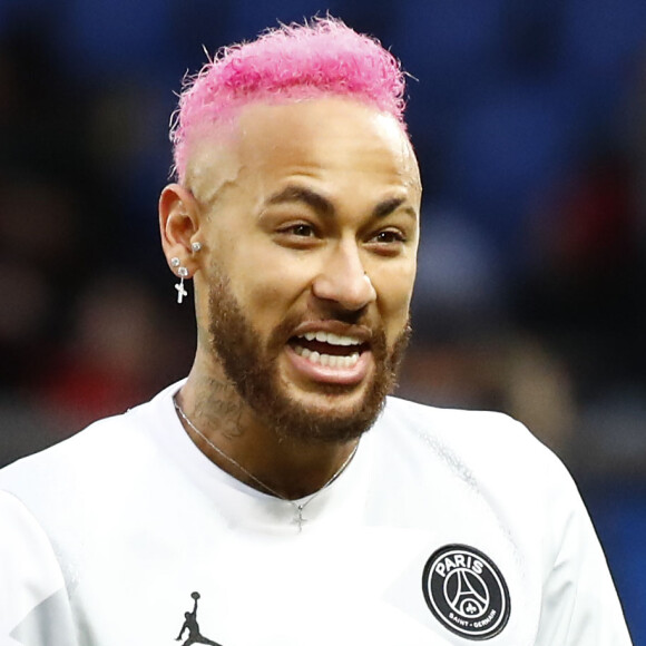 Neymar ( PSG ) cheveux roses - PSG vs Montpellier (5-0) - League 1 - Paris le 1er février 2020. © Gwendoline Le Goff / Panoramic / Bestimage