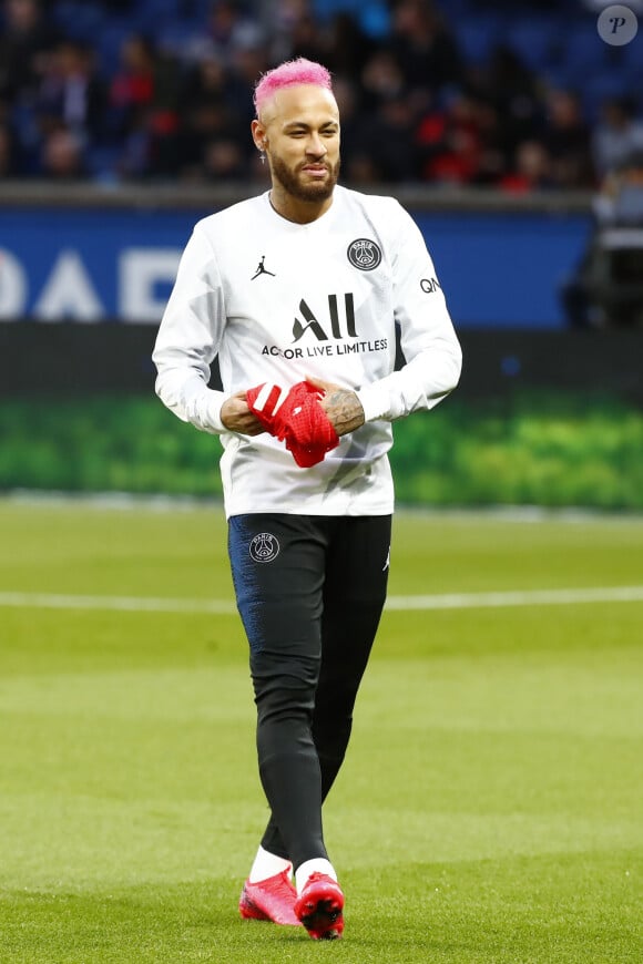 Neymar ( PSG ) cheveux roses - PSG vs Montpellier (5-0) - League 1 - Paris le 1er février 2020. © Gwendoline Le Goff / Panoramic / Bestimage