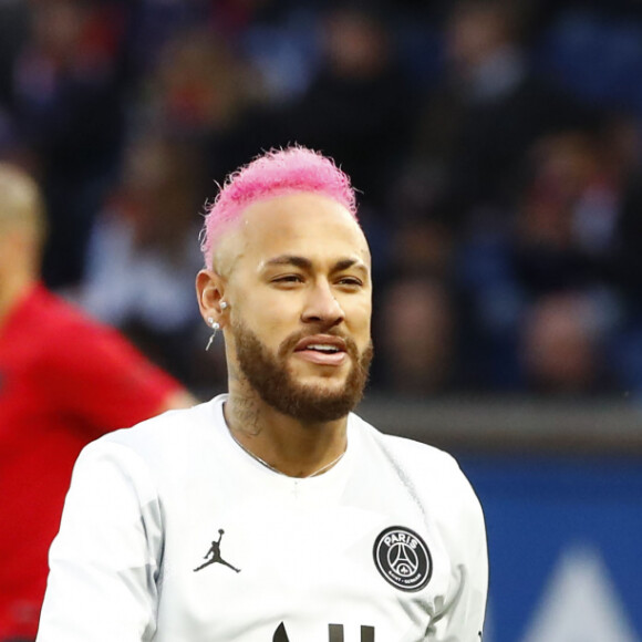 Neymar ( PSG ) cheveux roses - PSG vs Montpellier (5-0) - League 1 - Paris le 1er février 2020. © Gwendoline Le Goff / Panoramic / Bestimage