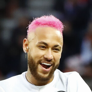 Neymar ( PSG ) cheveux roses - PSG vs Montpellier (5-0) - League 1 - Paris le 1er février 2020. © Gwendoline Le Goff / Panoramic / Bestimage