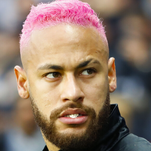 Neymar ( PSG ) cheveux roses - PSG vs Montpellier (5-0) - League 1 - Paris le 1er février 2020. © Gwendoline Le Goff / Panoramic / Bestimage