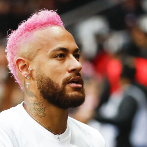 Neymar ( PSG ) cheveux roses - PSG vs Montpellier (5-0) - League 1 - Paris le 1er février 2020. © Gwendoline Le Goff / Panoramic / Bestimage