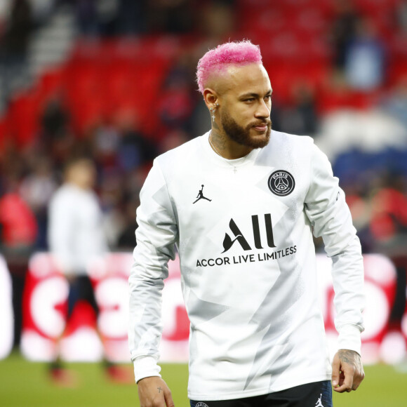 Neymar ( PSG ) cheveux roses - PSG vs Montpellier (5-0) - League 1 - Paris le 1er février 2020. © Gwendoline Le Goff / Panoramic / Bestimage