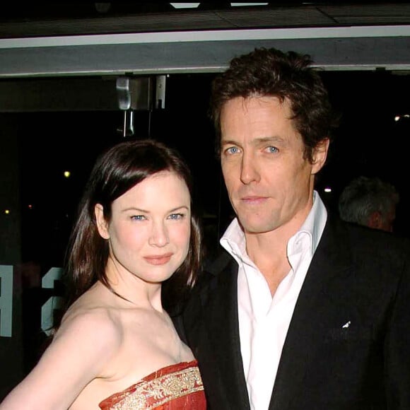 Renée Zellweger et Hugh Grant à la première du film "Bridget Jones : l'âge de raison" à Londres en 2004.