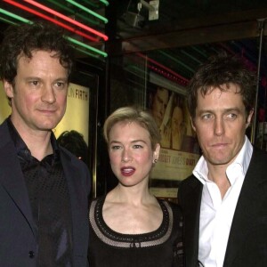 Colin Firth, Renée Zellweger et Hugh Grant à la première du film "Bridget Jones" à Londres en 2001.