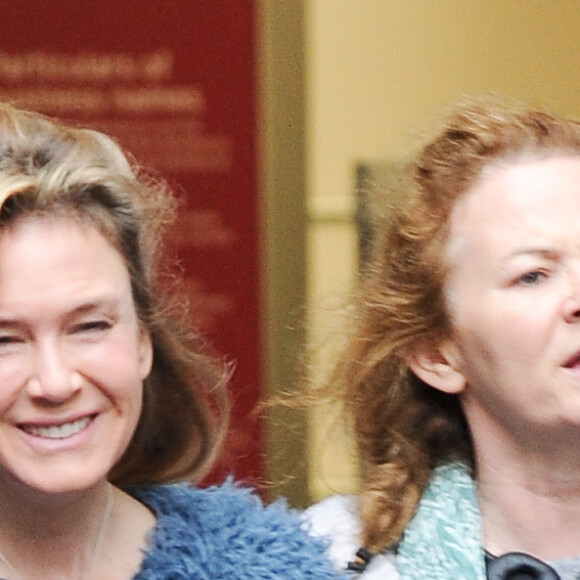 Renée Zellweger (enceinte pour les besoins du film) sur le tournage de "Bridget Jones 3" à Londres le 7 octobre 2015