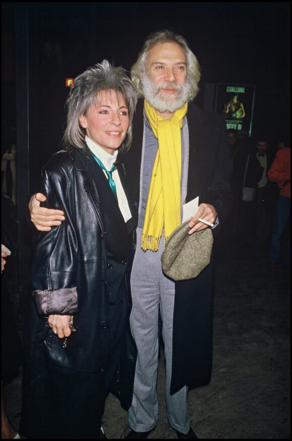 Catherine Lara et Georges Moustaki en 1986. 