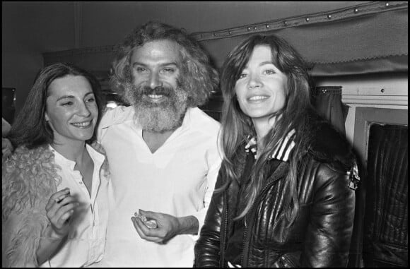Archives- Georges Moustaki et Catherine Lara en 1976. 