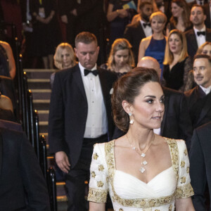Le prince William, duc de Cambridge et Catherine Kate Middleton, la duchesse de Cambridge lors de la 73e cérémonie des British Academy Film Awards (BAFTA) au Royal Albert Hall à Londres, le 2 février 2020.