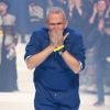 Jean-Paul Gaultier lors de son dernier défilé de mode Haute-Couture au théâtre du Châtelet à Paris, France, le 22 janvier 2020.