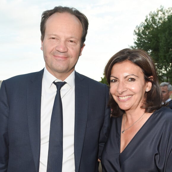 La maire de Paris Anne Hidalgo et son mari Jean-Marc Germain - Soirée du 90ème anniversaire de Line Renaud sur le Bateau Potel et Chabot "Pavillon Seine" à Paris le 2 juillet 2018. © Coadic Guirec/Bestimage02/07/2018 - Paris