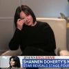 Shannen Doherty s'éffondre en larmes alors qu'elle annonce la rechute de son cancer du sein stade 4 dans une interview de Good Morning America.