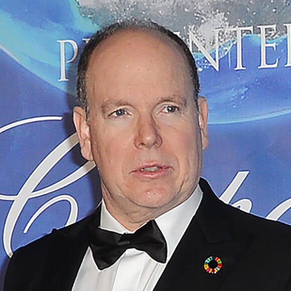 Le prince Albert II de Monaco - Soirée de gala "Global Ocean" à Hollywood le 6 février 2020.