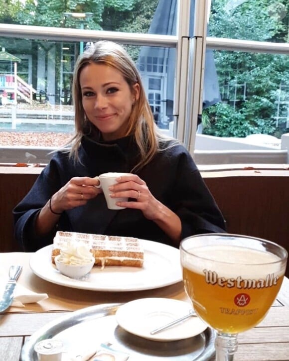 Marion Rousse lors d'une escapade en Belgique en janvier 2020, photo Instagram