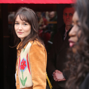 Anaïs Demoustier - Arrivées au "Déjeuner des Nommés de la 45ème édition des César 2020" au restaurant le Fouquet's à Paris. Le 9 février 2020