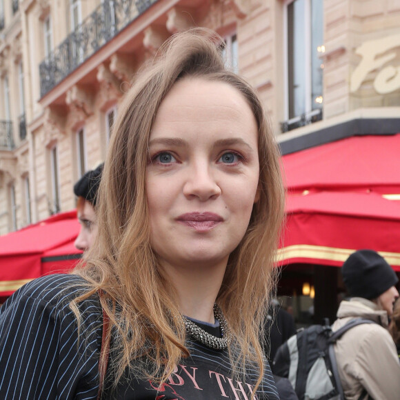 Sara Forestier - Arrivées au "Déjeuner des Nommés de la 45ème édition des César 2020" au restaurant le Fouquet's à Paris. Le 9 février 2020