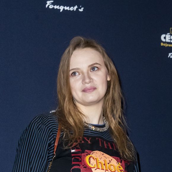 Sara Forestier (nomination meilleure actrice second rôle "Roubaix, une lumière") lors du photocall du "Déjeuner des Nommés de la 45ème édition des César 2020" au restaurant le Fouquet's à Paris, France, le 9 février 2020. © Olivier Borde/Bestimage