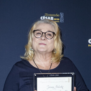 Josiane Balasko (nomination meilleure actrice second rôle "Grâce à Dieu") lors du photocall du "Déjeuner des Nommés de la 45ème édition des César 2020" au restaurant le Fouquet's à Paris, France, le 9 février 2020. © Olivier Borde/Bestimage