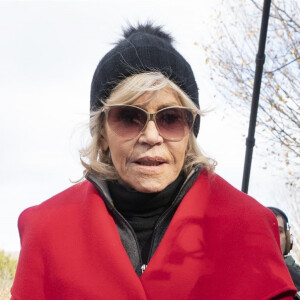 Jane Fonda - L'actrice et militante politique participe à une manifestation pour le climat à Capitol Hill, à Washington, DC,le 8 novembre 2019. Les activistes se sont ensuite rendus à la Maison Blanche pour attirer l'attention sur la nécessité de lutter contre le changement climatique.