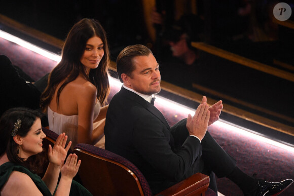 Leonardo DiCaprio et Camila Morrone à la cérémonie des Oscars le 9 février 2020 à Los Angeles.