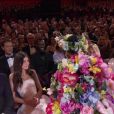 Janelle Monae, Leonardo DiCaprio et Camila Morrone lors de 92ème cérémonie des Oscars 2020 au Hollywood and Highland à Los Angeles, Californie, Etats-Unis, le 9 février 2020.