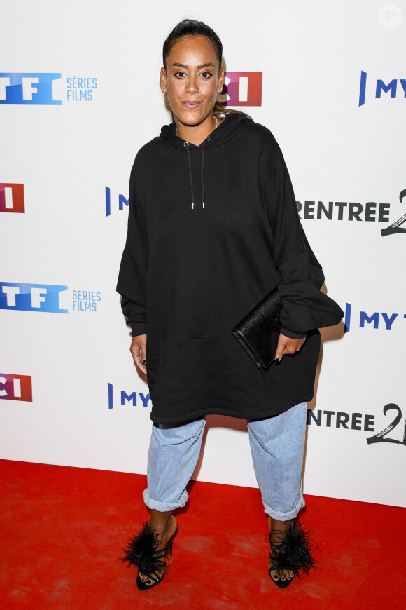 Amel Bent - Soirée de rentrée 2019 de TF1 au Palais de Tokyo à Paris, le 9 septembre 2019. © Pierre Perusseau/Bestimage